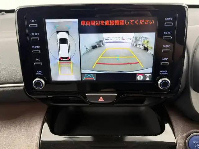 トヨタ ヤリスクロス ハイブリッド Z 愛知県 2021(令3)年 5万km ブラックマイカ/ホワイトパールクリスタルシャイン 2トーン モデリスタエアロ（F/S/R）/・フロントエアロLEDライト付き/パノラミックビューモニター/純正ディスプレイオーディオ/・ナビ機能付き/フルセグTV/Bluetooth/Carplay/USB/トヨタセーフティセンス/・プリクラッシュセーフティ/・レーントレーシングアシスト/・ブラインドスポットモニター/・パーキングソナー/・パーキングサポートブレーキ/・リアクロストラフィックアラート/・ロードサインアシスト/アダプティブレーダークルーズコントロール/オートマチックハイビーム/前後ドライブレコーダー（ZDR016）/純正ビルドインETC/AC100V（トランク内）/運転席パワーシート/ハーフレザーシート/運転席＋助手席パワーシート/純正フロアマット/18インチ純正アルミホイール/社外ツィータースピーカー/ドアモール