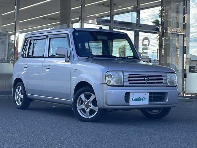 スズキ ラパン X 福島県 2005(平17)年 13.1万km シルキーシルバーメタリック 登録時走行距離：130353km/オーディオ/ (CD/MD/AM/FM)/純正フロアマット/社外13インチAW/ドアバイザー/電動格納ミラー/ハロゲンヘッドライト