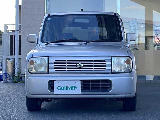 スズキ ラパン X 福島県 2005(平17)年 13.1万km シルキーシルバーメタリック 登録時走行距離：130353km/オーディオ/ (CD/MD/AM/FM)/純正フロアマット/社外13インチAW/ドアバイザー/電動格納ミラー/ハロゲンヘッドライト