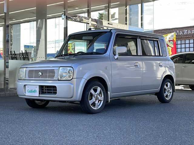 スズキ ラパン X 福島県 2005(平17)年 13.1万km シルキーシルバーメタリック 登録時走行距離：130353km/オーディオ/ (CD/MD/AM/FM)/純正フロアマット/社外13インチAW/ドアバイザー/電動格納ミラー/ハロゲンヘッドライト