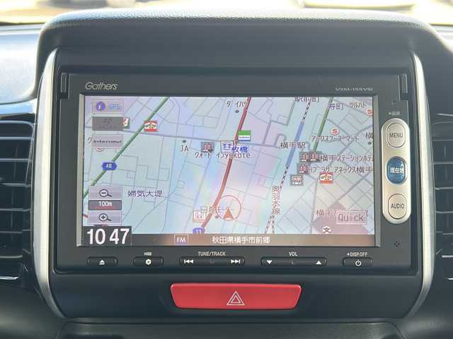 ホンダ Ｎ ＢＯＸ カスタム SSパッケージ 秋田県 2015(平27)年 8.3万km スマートブラック 純正メモリナビ/純正BT、CD、DVD、TV/両側パワースライドドア/バックカメラ/純正14インチAW/ETC/４WD