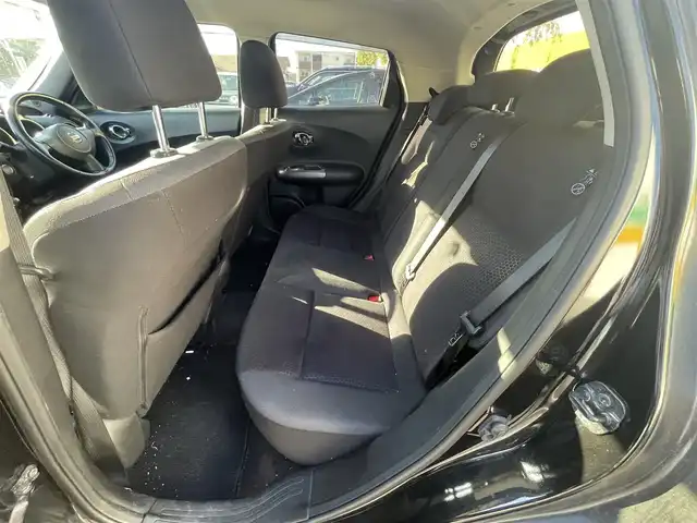 日産 ジューク 15RX アーバンセレクション 兵庫県 2013(平25)年 12.4万km サファイアブラック 社外メモリーナビ/Bluetooth/DVD再生可能/フルセグ/スマートキ-×2/ETC/電動格納ミラー/ハロゲン/純正フロアマット/純正アルミホイール/ドアバイザー/アームレスト社外？/保証書/取扱説明書