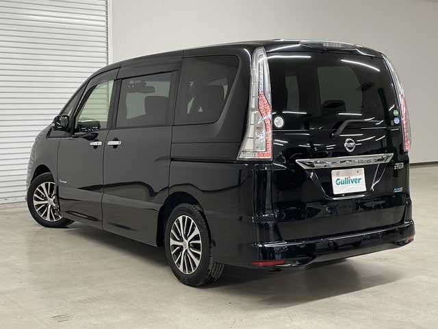 日産 セレナ HWS S HV Vセレ +SeftyⅡ 熊本県 2016(平28)年 7.6万km ダイヤモンドブラック 日産純正ナビ/(Bluetooth/フルセグTV/CD・DVD/ラジオ)/バックカメラ/全周囲カメラ/両側パワースライドドア/コーナーセンサー/ETC/前後ドライブレコーダー/レーンアシスト/横滑り防止機能/クルーズコントロール/純正フロアマット/純正16インチAW/LEDヘッドライト/スマートキー/WAC