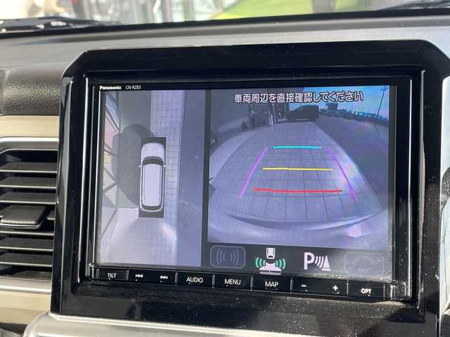 スズキ クロスビー HYBRID MZ 愛知県 2018(平30)年 5.9万km キャラバンアイボリーパールメタリック/ホワイト 2トーンルーフ 純正8型ナビ/全方位カメラ/バックカメラ/レーダークルーズコントロール/コーナーセンサー/ＥＴＣ/純正アルミホイール/シートヒーター/衝突軽減システム/フルセグ/CD DVD/Bluetooth/ステアリングスイッチ/スマートキー/プッシュスタート