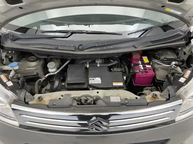 スズキ スペーシア X リミテッド 滋賀県 2014(平26)年 0.6万km スチールシルバーM 社外7インチナビ/【Bluetooth/CD/DVD/フルセグTV】/バックカメラ/両側パワースライドドア/衝突軽減ブレーキ/D/Nシートヒーター/ドアバイザー/後席ロールサンシェード/社外フロアマット/プッシュスタート/スマートキー/ステアリングリモコン