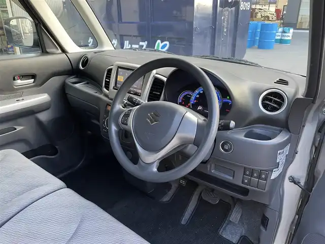 スズキ スペーシア X リミテッド 滋賀県 2014(平26)年 0.6万km スチールシルバーM 社外7インチナビ/【Bluetooth/CD/DVD/フルセグTV】/バックカメラ/両側パワースライドドア/衝突軽減ブレーキ/D/Nシートヒーター/ドアバイザー/後席ロールサンシェード/社外フロアマット/プッシュスタート/スマートキー/ステアリングリモコン