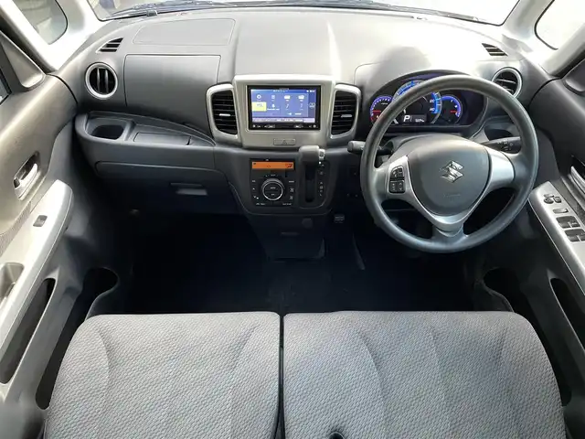 スズキ スペーシア X リミテッド 滋賀県 2014(平26)年 0.6万km スチールシルバーM 社外7インチナビ/【Bluetooth/CD/DVD/フルセグTV】/バックカメラ/両側パワースライドドア/衝突軽減ブレーキ/D/Nシートヒーター/ドアバイザー/後席ロールサンシェード/社外フロアマット/プッシュスタート/スマートキー/ステアリングリモコン