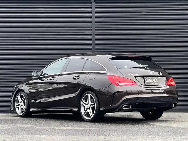 メルセデス・ベンツ ＣＬＡ１８０ Sブレイク　スポーツ 山梨県 2015(平27)年 1.3万km オリエントブラウン レーダーセーフティP/黒半革/シートヒーター/純正HDDナビ/バックカメラ/フルセグ/純正ＨＩＤ/キーレスゴー/ＥＴＣ/ディストロニックプラス/LKA/BSA/パワーバックドア/エントリードライブ/純正18インチアルミ