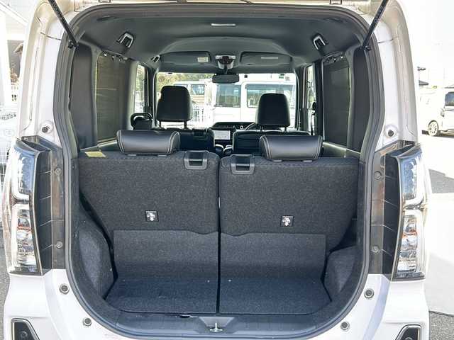 ダイハツ タント カスタム X 山梨県 2022(令4)年 5.3万km シャイニングホワイトパール 純正ナビ/Bluetooth/DVD/バック/シートヒーター/ETC/オートエアコン/両側パワースライドドア/衝突軽減/横滑り防止/電動格納ミラー/運転席ロングスライド