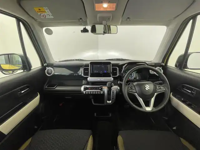 スズキ クロスビー HYBRID MZ 群馬県 2020(令2)年 3.4万km ラッシュイエローメタリック/ホワイト 2トーンルーフ 純正７インチディスプレイオーディオ　バックカメラ　衝突軽減ブレーキ　レーンディパーチャーアラート　クルーズコントロール　シートヒーター　ドライブレコーダー　ステアリングスイッチ　ＥＴＣ　禁煙車