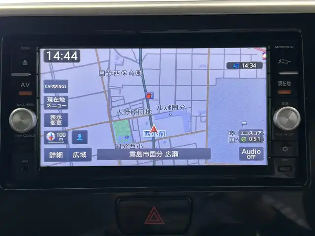 日産 デイズ ルークス X 鹿児島県 2016(平28)年 5.6万km プレミアムパープルP 純正SDナビ（MC315D-W）/360度カメラ/フルセグTV/片側パワースライドドア/ブレーキアシスト/ビークルダイナミクスコントロール/衝突安全ボディ/車線逸脱警報機能/踏み間違い防止アシスト/インテリジェントエマージェンシーブレーキ/横滑り防止装置/盗難防止装置/ハロゲンヘッドライト/プッシュスタート/スマートキー/禁煙車