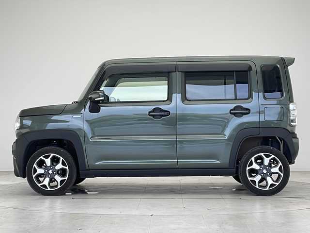スズキ ハスラー HYBRID X 愛知県 2023(令5)年 0.6万km クールカーキPM 衝突軽減システム/ディズプレイオーディオ　ナビなし/レーダークルーズコントロール/シートヒーター/ＣＤ/Bluetooth/バックカメラ/コーナーセンサー/純正アルミホイール/LEDヘッドライト/オートマチックハイビーム/ドライブレコーダー/ETC/ステアリングスイッチ/スマートキー/プッシュスタート