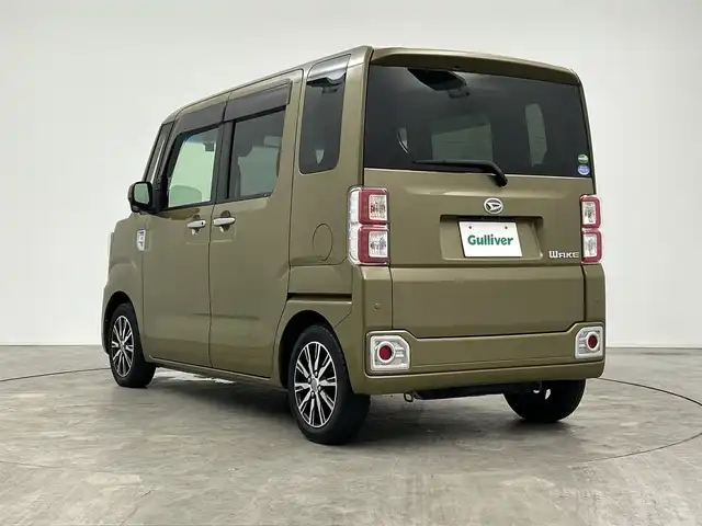 ダイハツ ウェイク G ターボ SA Ⅱ 三重県 2018(平30)年 4.5万km オフビートカーキM 社外7インチナビ/フルセグ/バックカメラ/両側パワースライドドア/ドライブレコーダー/衝突軽減ブレーキ/車線逸脱システム/コーナーセンサー/純正14インチAW/LEDヘッドライト/スマートキー