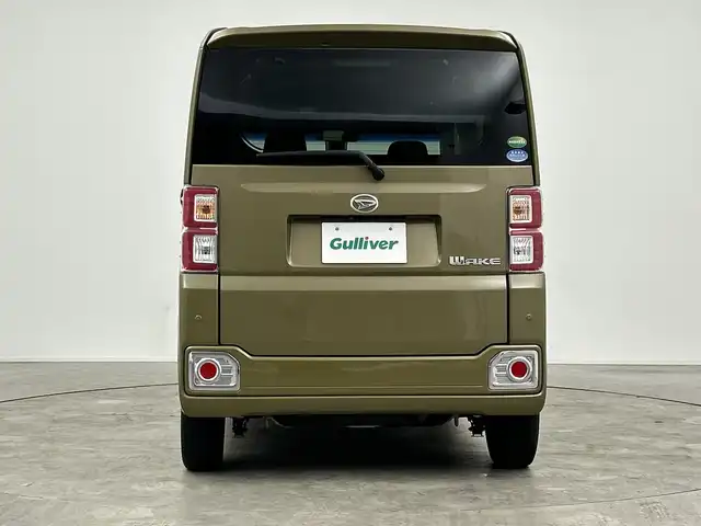 ダイハツ ウェイク G ターボ SA Ⅱ 三重県 2018(平30)年 4.5万km オフビートカーキM 社外7インチナビ/フルセグ/バックカメラ/両側パワースライドドア/ドライブレコーダー/衝突軽減ブレーキ/車線逸脱システム/コーナーセンサー/純正14インチAW/LEDヘッドライト/スマートキー