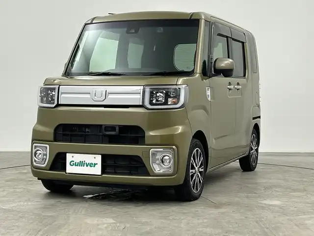ダイハツ ウェイク G ターボ SA Ⅱ 三重県 2018(平30)年 4.5万km オフビートカーキM 社外7インチナビ/フルセグ/バックカメラ/両側パワースライドドア/ドライブレコーダー/衝突軽減ブレーキ/車線逸脱システム/コーナーセンサー/純正14インチAW/LEDヘッドライト/スマートキー