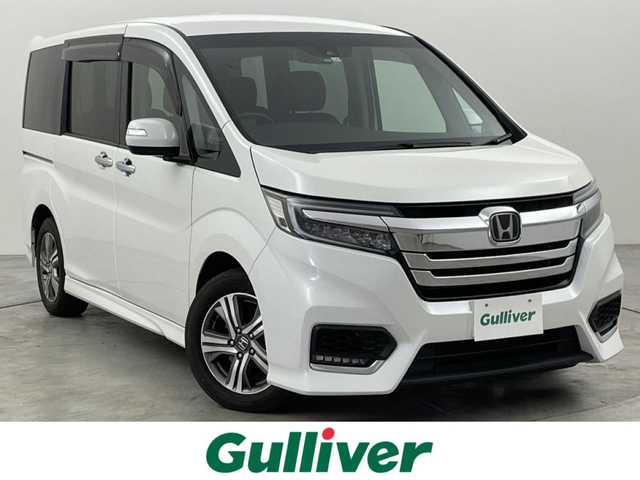 ホンダ ステップワゴン スパーダ eHEV G EXホンダS 福岡県 2021(令3)年 3.9万km プラチナホワイトパール 純正１１．６型後席モニター　/純正９型ナビ　/バックカメラ　/ビルトインＥＴＣ２．０　/アダプティブクルコン　/衝突軽減ブレーキ　/レーンキープ　/ハーフレザー　/シートヒーター　/両側電動スライドドア　/わくわくゲート
