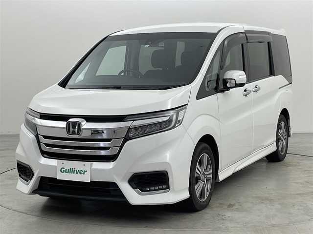 ホンダ ステップワゴン スパーダ eHEV G EXホンダS 福岡県 2021(令3)年 3.9万km プラチナホワイトパール 純正１１．６型後席モニター　/純正９型ナビ　/バックカメラ　/ビルトインＥＴＣ２．０　/アダプティブクルコン　/衝突軽減ブレーキ　/レーンキープ　/ハーフレザー　/シートヒーター　/両側電動スライドドア　/わくわくゲート