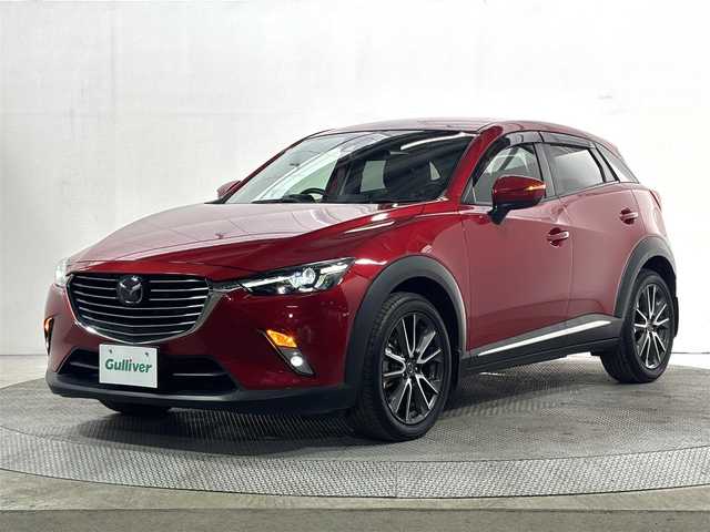 マツダ ＣＸ－３ XD ツーリング Lパッケージ 大阪府 2016(平28)年 4.3万km ソウルレッドプレミアムメタリック 純正ナビTV Bカメラ ヘッドアップディスプレイ ETC ハーフレザー シートヒーター 衝突軽減 レーダーC BSM レーンアシスト スマートキー Pスタート オートエアコン
