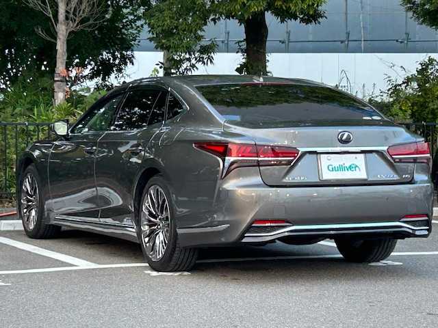 レクサス ＬＳ 500h Iパッケージ 宮城県 2018(平30)年 8.6万km マンガンラスター サンルーフ/４WD/レクサスセーフティシステム/・プリクラッシュセーフティシステム/・レーンチェンジアシスト/・レーントレーシングアシスト/・レーンデバーチャーアラート/・レーダークルーズコントロール/・アダプティブハイビームシステム/・オートマチックハイビームシステム/・ロードサインアシスト/・先行車発進告知機能/・発進遅れ告知機能/純正SDナビ/バックカメラ/全方位カメラ/ブラインドスポットモニター/デジタルインナーミラー/三眼LEDヘッドライト/クリアランスソナー/パドルシフト/レザーシート/パワーシート/シートメモリー/エアシート/シートヒーター/ステアリングヒーター/純正ドライブレコーダー/純正ビルトインETC2.0/純正アルミホイール/純正フロアマット