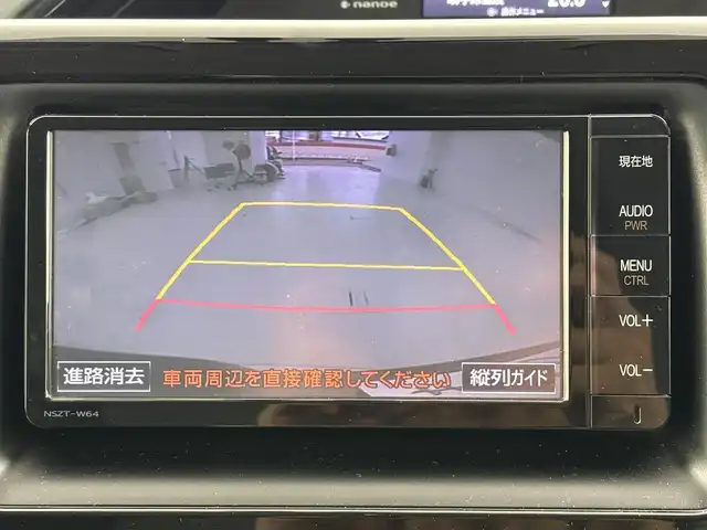 トヨタ エスクァイア ハイブリッド Gi 大阪府 2015(平27)年 5.8万km ブラック ブラックレザーシート/寒冷地仕様/両側パワースライドドア/純正メモリナビTV/バックカメラ/ETC/純正１５インチアルミ/クルーズコントロール/シートヒーター /ウッドコンビステアリング/ワンオーナー /スペアキー