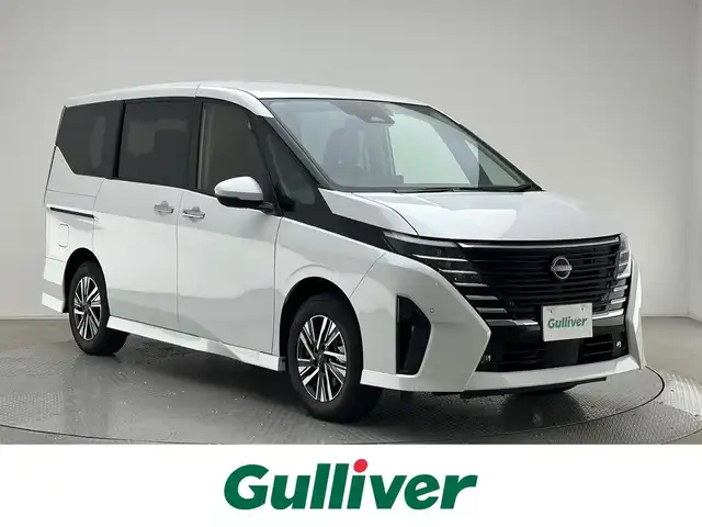 日産 セレナ e－パワー ハイウェイスター V 兵庫県 2025(令7)年 0.1千km プリズムホワイト プロパイロット/レーダークルーズコントロール/純正メモリーナビ＆フルセグTV/（USB＆BT＆HDMI）/アラウンドビューモニター/ビルトインETC/ドライブレコーダー/純正16inアルミホイール/両側パワースライドドア/オートライト/LEDライト/LEDフォグ/コーナーセンサー/デジタルインナーミラー