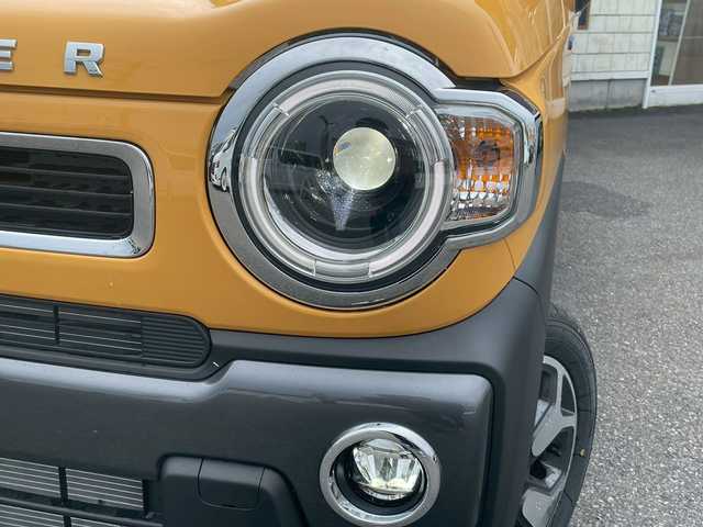 スズキ ハスラー HYBRID X 宮崎県 2024(令6)年 0.1千km アクティブイエロー/ガンメタリック2トーン ガンメタリック2トーン　/社外SDナビ（フルセグ・CD・DVD・Bluetooth）　/ドラレコ　/シートヒーター　/アダプティブクルーズコントロール　/衝突被害軽減ブレーキ　/横滑り防止　/レーンキープ/純正AW15インチ/フォグランプ/AAC/LED　