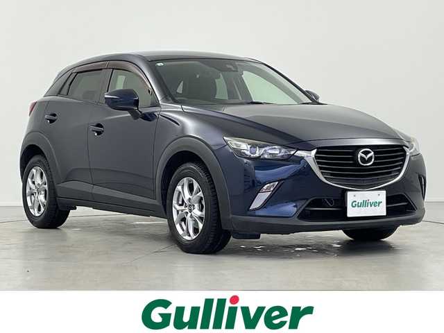 マツダ ＣＸ－３ XD 岐阜県 2015(平27)年 5万km 紺 純正ナビ/AM/FM/Bluetooth/バックモニター/前後ドライブレコーダー/ETC/電動格納ミラー/スマートキー/プッシュスタート/MTモード付/革巻きステアリング/ステアリングリモコン/純正フロアマット/純正アルミホイール/アイドリングストップ/横滑り防止/ヘッドライトレベライザー