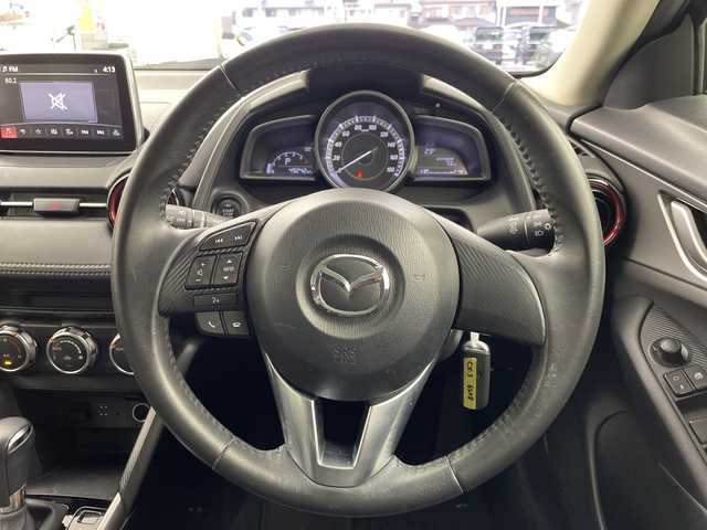マツダ ＣＸ－３ XD 岐阜県 2015(平27)年 5万km 紺 純正ナビ/AM/FM/Bluetooth/バックモニター/前後ドライブレコーダー/ETC/電動格納ミラー/スマートキー/プッシュスタート/MTモード付/革巻きステアリング/ステアリングリモコン/純正フロアマット/純正アルミホイール/アイドリングストップ/横滑り防止/ヘッドライトレベライザー