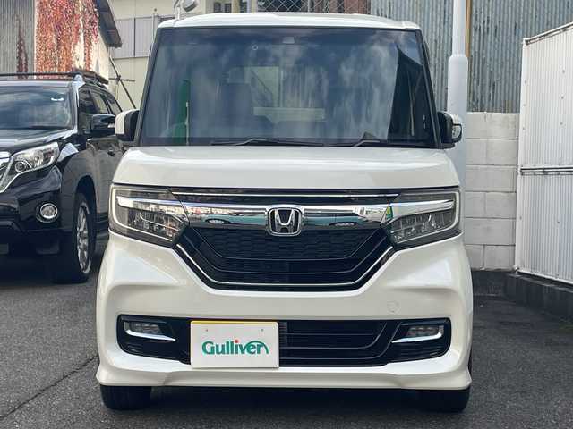ホンダ Ｎ ＢＯＸ カスタム G EX ターボ ホンダセンシング 愛知県 2018(平30)年 10万km プレミアムホワイトパールⅡ ワンオーナー/社外SDナビテレビ/フルセグテレビ/バックカメラ/両側パワースライドドア/ホンダセンシング/ハーフレザーシート/ドライブレコーダー/ビルドインETC/純15インチAW/新車保証書・取説/スペアキー