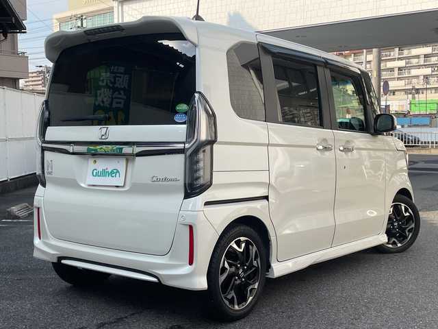 ホンダ Ｎ ＢＯＸ カスタム G EX ターボ ホンダセンシング 愛知県 2018(平30)年 10万km プレミアムホワイトパールⅡ ワンオーナー/社外SDナビテレビ/フルセグテレビ/バックカメラ/両側パワースライドドア/ホンダセンシング/ハーフレザーシート/ドライブレコーダー/ビルドインETC/純15インチAW/新車保証書・取説/スペアキー