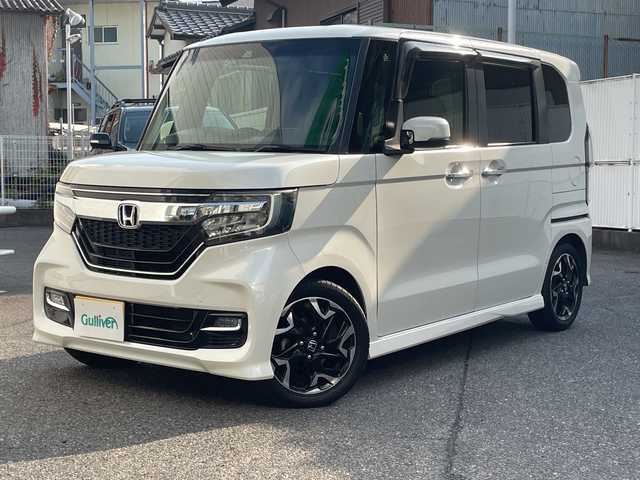 ホンダ Ｎ ＢＯＸ カスタム G EX ターボ ホンダセンシング 愛知県 2018(平30)年 10万km プレミアムホワイトパールⅡ ワンオーナー/社外SDナビテレビ/フルセグテレビ/バックカメラ/両側パワースライドドア/ホンダセンシング/ハーフレザーシート/ドライブレコーダー/ビルドインETC/純15インチAW/新車保証書・取説/スペアキー