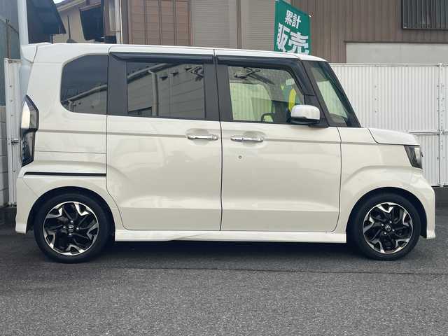 ホンダ Ｎ ＢＯＸ カスタム G EX ターボ ホンダセンシング 愛知県 2018(平30)年 10万km プレミアムホワイトパールⅡ ワンオーナー/社外SDナビテレビ/フルセグテレビ/バックカメラ/両側パワースライドドア/ホンダセンシング/ハーフレザーシート/ドライブレコーダー/ビルドインETC/純15インチAW/新車保証書・取説/スペアキー