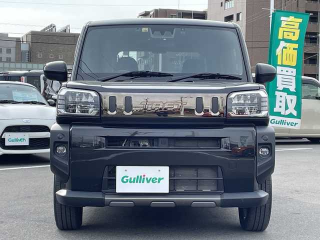 ダイハツ タフト G ターボ ダーククロムベンチャー 長野県 2022(令4)年 2.1万km ブラックマイカメタリック 禁煙車/スカイフィールトップ/ルーフレール/純正ナビ【NMZK-W72D】/(CD/DVD/フルセグTV/Bluetooth)/スマートアシスト/・衝突警報機能/・衝突回避支援ブレーキ/・ブレーキ制御機能付誤発進抑制機能/・車線逸脱抑制制御機能/・車線逸脱警報機能/・路外逸脱抑制機能/・先行車発進お知らせ機能/・全車速追従機能付アダプティブクルーズコントロール/・ふらつき警報機能/・標識認識機能/・レーンキープコントロール/・コーナーセンサー/・アダプティブドライビングビーム/バックカメラ/ETC/ドライブレコーダー/前席シートヒーター/革巻きステアリング/ステアリングスイッチ/電動パーキングブレーキ/ブレーキホールド/LEDヘッドライト/フォグランプ/オートライト/スマートキー/Pスタート/電動格納ミラー/純正15インチAW