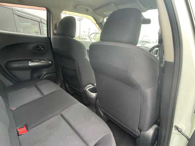 日産 ジューク 15RS タイプV 茨城県 2012(平24)年 7.5万km パール スマートキー/プッシュスタート/ドアバイザー/社外フロアマット/社外アルミホイール/電動格納ミラー/ダブルエアバッグ/オーディオレス/取扱説明書/保証書/記録簿/自家用車/パワーウィンドウ