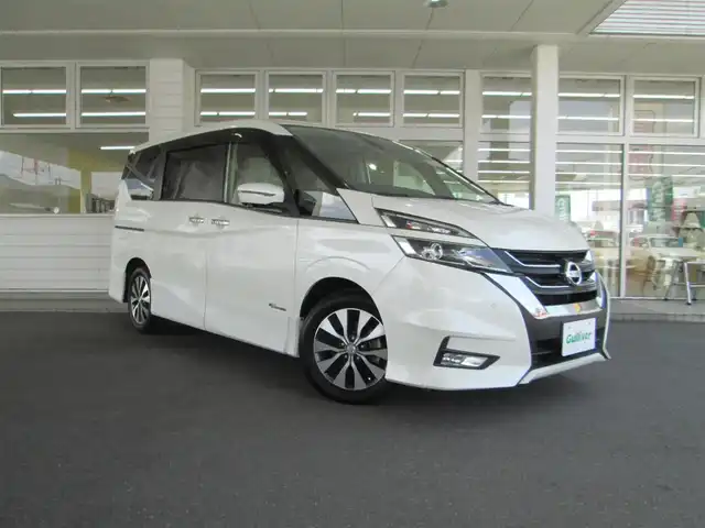 日産 セレナ ハイウェイスター Vセレクション 千葉県 2017(平29)年 5.5万km ブリリアントホワイトパール 純正9型SDナビ、フルセグTV(走行中視聴可)/アラウンドビューモニター/純正オーディオ【DVD/CD/BD/BT/SD/USB】/純正後席フリップダウンモニター/プロパイロット/両側パワースライドドア/ハンズフリーオートスライドドア/デジタルインナーミラー/LEDヘッドライト&ハロゲンフォグ/エマージェンシーブレーキ/レーダークルーズコントロール/LDP/オートブレーキホールド/前後コーナーセンサー/純正ナビ連動前方ドライブレコーダー/ビルトインETC/取扱説明書/新車時保証書