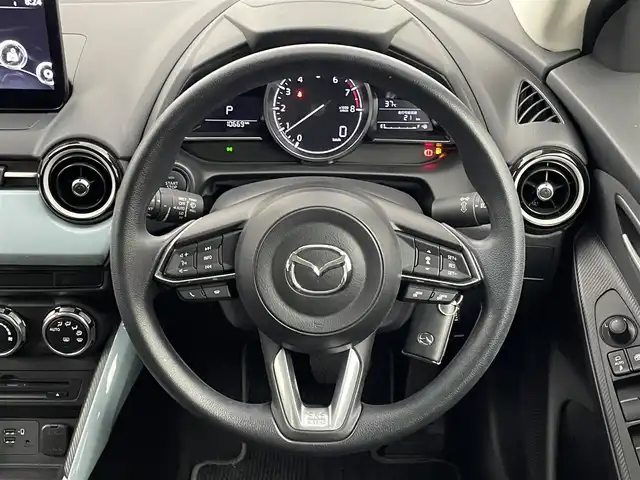 マツダ マツダ２ 15BD 埼玉県 2023(令5)年 1.1万km ライトブルー ３６０度セーフティパッケージ　セーフティクルーズパッケージ　マツダコネクト８インチナビ　ＥＴＣ　前後ドラレコ　ＬＥＤヘッドライト　オートライト　ＢＳＭ　ＨＵＤ　レーダークルーズコントロール　地デジ
