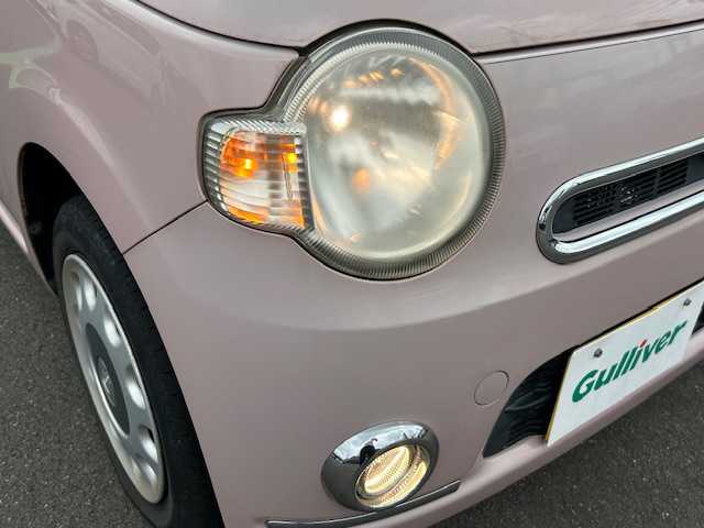 ダイハツ ミラ ココア プラスX 静岡県 2013(平25)年 5.1万km ムースピンクパール ワンオーナー/パワーステアリング/パワーウィンドウ/アイドリングストップ/リモコンキー/オートエアコン/社外ナビ（BT/フルセグTV）/ベンチシート/ルーフレール/ABS/Wエアバック/保証書/取扱説明書