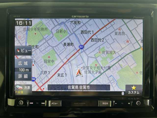 ホンダ Ｎ ＷＧＮ カスタム G ターボパッケージ 佐賀県 2016(平28)年 7.5万km スマートブラック carrozzeria製8インチメモリーナビ【AVIC-RL99】/【フルセグTV.DVD.CD.Bluetooth】/衝突被害軽減システム/クルーズコントロール/オートライト/バックカメラ/横滑り防止装置/カーテンエアバッグ/ETC/パドルシフト/HIDヘッドライト/フォグランプ/純正14インチアルミホイール/ハーフレザーシート/ベンチシート/純正フロアマット/ドアバイザー/ウィンカーミラー/プッシュスタート/スマートキー/スペアキー×１