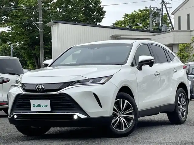 トヨタ ハリアー G 宮城県 2020(令2)年 0.7万km ホワイトパールクリスタルシャイン /ディスプレイオーディオ//ナビ/AM/FM/USB/BT//バックカメラ//デジタルインナーミラー//パワーバックドア//レーダークルーズコントロール//プリクラッシュセーフティ//ブラインドスポットモニター//リヤクロストラフィックアラート//レーンキープアシスト//ビルトインETC2.0//スマートキーx2