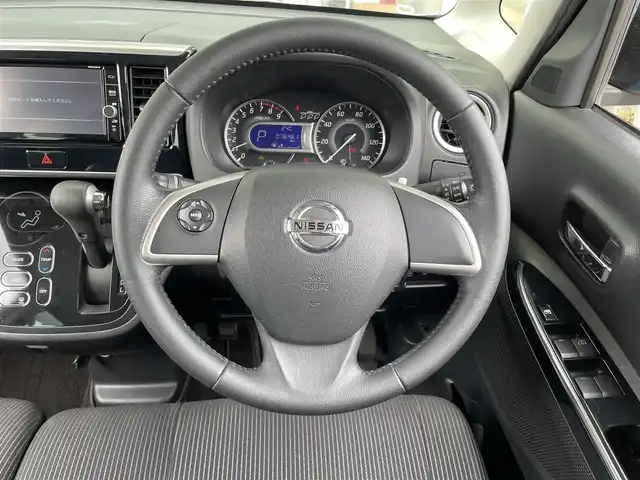日産 デイズ ルークス ハイウェイスターX 山梨県 2019(令1)年 7.7万km オーシャンブルーP (株)IDOMが運営する【じしゃロン甲府店】の自社ローン専用車両になります。こちらは現金またはオートローンご利用時の価格です。自社ローンご希望の方は別途その旨お申付け下さい/〇ワンオーナー/〇純正7インチSDナビ（MM318D-W）/・CD/DVD・SD・BT/〇アラウンドビューモニター/・バックカメラ・サイドカメラ/〇ETC/〇ドライブレコーダー（DJ4-D）/〇レーンキープアシスト/〇片側パワースライドドア/〇純正LEDヘッドライト/〇純正フロアマット