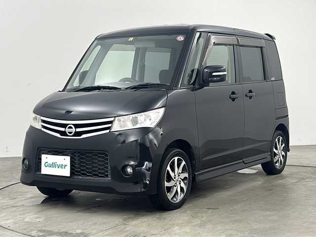 日産 ルークス ハイウェイスター 兵庫県 2012(平24)年 6.6万km ブルーイッシュブラック ・純正ナビ&BT&TV&CD&DVD&SD/・ETC/・片側パワースライドドア/・HIDライト/・オートライト/・フォグランプ/・純正フロアマット/・純正14インチアルミホイール/・純正バイザー/・スマートキー/・スペアキー/・プッシュスタート/・盗難防止装置