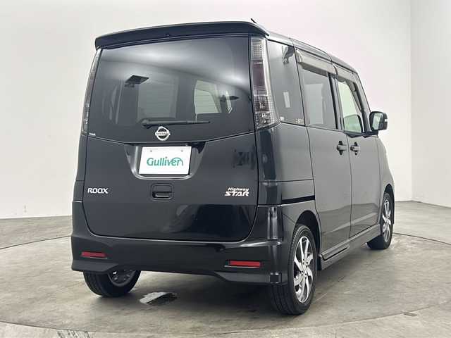 日産 ルークス ハイウェイスター 兵庫県 2012(平24)年 6.6万km ブルーイッシュブラック ・純正ナビ&BT&TV&CD&DVD&SD/・ETC/・片側パワースライドドア/・HIDライト/・オートライト/・フォグランプ/・純正フロアマット/・純正14インチアルミホイール/・純正バイザー/・スマートキー/・スペアキー/・プッシュスタート/・盗難防止装置