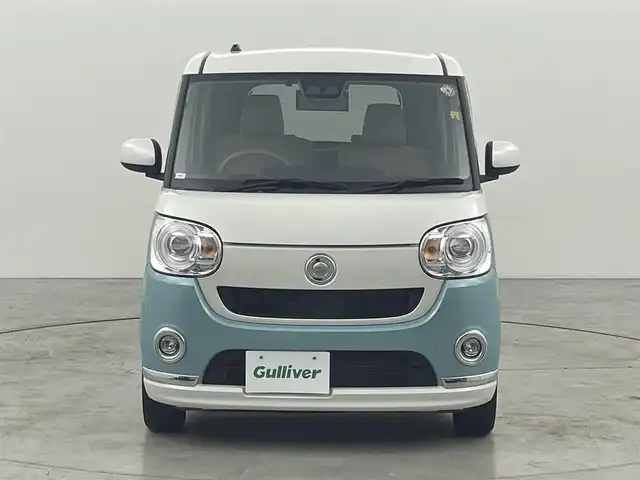 ダイハツ ムーヴ キャンバス G メイクアップ SA Ⅲ 福岡県 2018(平30)年 6.9万km パールホワイトⅢ/ファインミントメタリック 2トーン 社外ナビ／フルセグＴＶ　/バックカメラ　/ＥＴＣ　/スマートアシストIII　/コーナーセンサー　/衝突被害軽減ブレーキ　/横滑り防止装置　/アイドリングストップ　/両側電動スライドドア　/電動格納式ドアミラー　/ＬＥＤヘッドライト