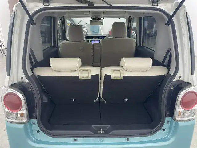 ダイハツ ムーヴ キャンバス G メイクアップ SA Ⅲ 福岡県 2018(平30)年 6.9万km パールホワイトⅢ/ファインミントメタリック 2トーン 社外ナビ／フルセグＴＶ　/バックカメラ　/ＥＴＣ　/スマートアシストIII　/コーナーセンサー　/衝突被害軽減ブレーキ　/横滑り防止装置　/アイドリングストップ　/両側電動スライドドア　/電動格納式ドアミラー　/ＬＥＤヘッドライト