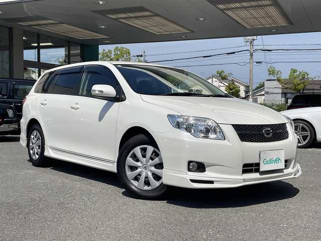 トヨタ カローラ フィールダー X スペシャルエディション 和歌山県 2008(平20)年 4.5万km ホワイトパールクリスタルシャイン ディーラー純正ナビ（AM/FM/CD/DVD/HDD/AUX/SD/ワンセグTV）/フルエアロ/純正フロアマット/純正ドアバイザー/ETC