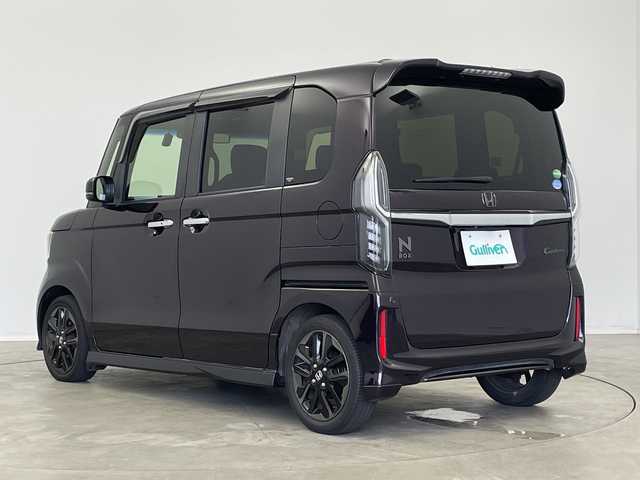 ホンダ Ｎ ＢＯＸ カスタム G EX ターボ ホンダセンシング 新潟県 2017(平29)年 3.1万km プレミアムベルベットパープル・パール 純正８インチＳＤナビ（Bluetooth・CD・USB）/両側パワースライドドア　/助手席ロングスライド/ホンダセンシング　/ターボ/ハーフレザーシート　/フルセグ　/バックカメラ　/レーンキープアシスト　/レーダークルーズコントロール/後方コーナーセンサー　/ＬＥＤオートライト　/オートマチックハイビーム　/純正前後ドライブレコーダー/パドルシフト/純正ビルトインETC/MTモード付AT/アイドリングストップ/純正フロアマット/純正１５インチアルミホイール/スマートキー