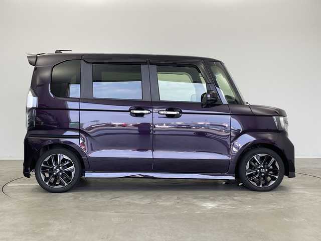 ホンダ Ｎ ＢＯＸ カスタム G EX ターボ ホンダセンシング 新潟県 2017(平29)年 3.1万km プレミアムベルベットパープル・パール 純正８インチＳＤナビ（Bluetooth・CD・USB）/両側パワースライドドア　/助手席ロングスライド/ホンダセンシング　/ターボ/ハーフレザーシート　/フルセグ　/バックカメラ　/レーンキープアシスト　/レーダークルーズコントロール/後方コーナーセンサー　/ＬＥＤオートライト　/オートマチックハイビーム　/純正前後ドライブレコーダー/パドルシフト/純正ビルトインETC/MTモード付AT/アイドリングストップ/純正フロアマット/純正１５インチアルミホイール/スマートキー