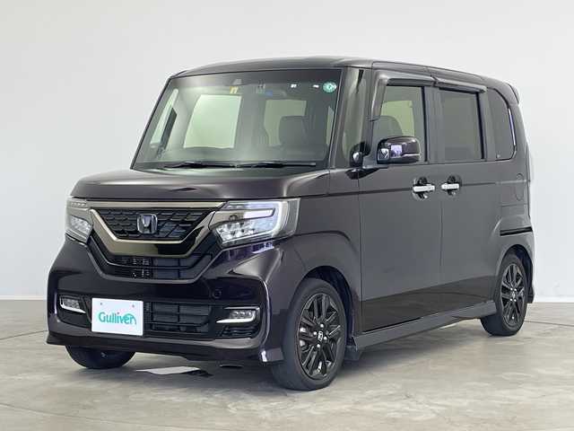 ホンダ Ｎ ＢＯＸ カスタム G EX ターボ ホンダセンシング 新潟県 2017(平29)年 3.1万km プレミアムベルベットパープル・パール 純正８インチＳＤナビ（Bluetooth・CD・USB）/両側パワースライドドア　/助手席ロングスライド/ホンダセンシング　/ターボ/ハーフレザーシート　/フルセグ　/バックカメラ　/レーンキープアシスト　/レーダークルーズコントロール/後方コーナーセンサー　/ＬＥＤオートライト　/オートマチックハイビーム　/純正前後ドライブレコーダー/パドルシフト/純正ビルトインETC/MTモード付AT/アイドリングストップ/純正フロアマット/純正１５インチアルミホイール/スマートキー