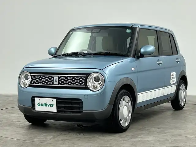 スズキ ラパン モード 三重県 2019(令1)年 4.5万km フィズブルーパールメタリック 禁煙車/社外オーディオ/・CD・Bluetooth・AM/FM/コーナーセンサー/前席シートヒーター/ステアリングスイッチ/純正フロアマット/電格ミラー/LEDヘッドライト（オートライト）