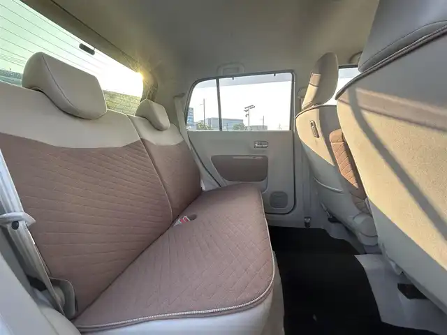 スズキ ラパン X 大阪府 2023(令5)年 0.2万km フォーンベージュM スズキセーフティサポート/社外ナビ/   TV/CD/Bluetooth/USB　　/バックカメラ/リアコーナーセンサー/前席シートヒーター　/アイドリングストップ/レーンキープアシスト　/ベンチシート　/前後ドライブレコーダー　/純正14インチアルミホイール　/LEDヘッドライト/ETC